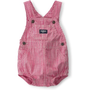 image:imageOSHKOSH BGOSH Baby Boys Worlds Best OverallsRedWhite Striped
