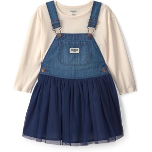 image:imageOSHKOSH BGOSH Baby Girls Dress SetBlue Navy Ivory