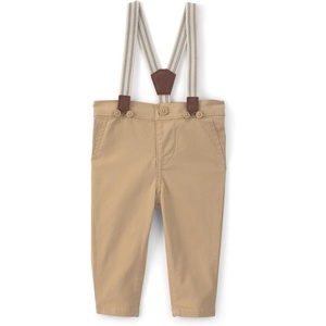 image:imageOSHKOSH BGOSH Boy Suspenders Brown Khaki 9M