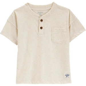 image:imageOSHKOSH BGOSH Boys Short Sleeve HenleyOatmeal