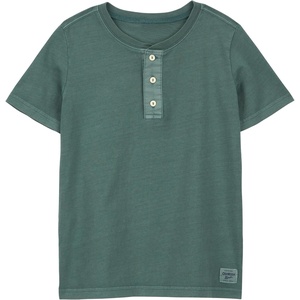 image:imageOSHKOSH BGOSH Boys Short Sleeve HenleyOlive