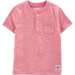 image:imageOSHKOSH BGOSH Boys Short Sleeve HenleyRed