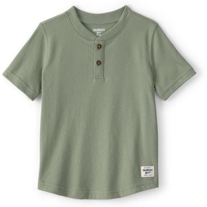 image:imageOSHKOSH BGOSH Boys Short Sleeve HenleySolid Green