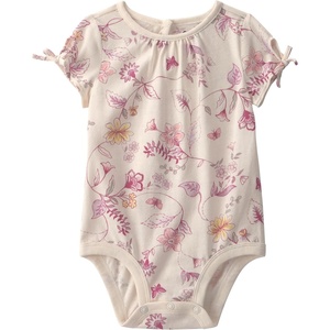 image:imageOSHKOSH BGOSH Girl ShortSleeve Bodysuit White Floral 3M