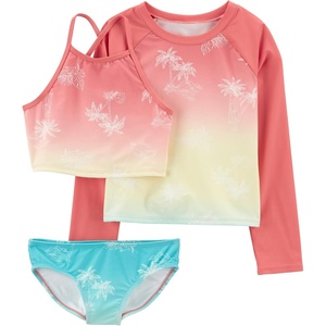 image:imageOSHKOSH BGOSH Girls Threepiece SwimsuitOrange Ombre