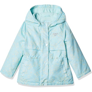 image:imageOSHKOSH BGOSH girls Midweight Hooded Anorak Jacket CoatAqua Floral