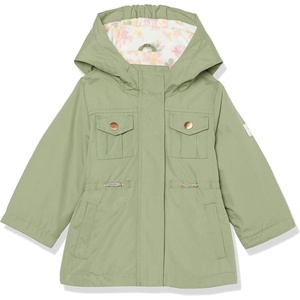 image:imageOSHKOSH BGOSH girls Midweight Hooded Anorak Jacket CoatOlive Drab