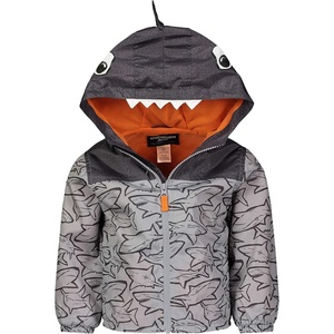 image:imageOsh Kosh BGosh BabyBoys Shark Hood Windbreaker Jacket CoatGrey