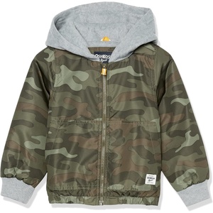 image:imageOsh Kosh boys Midweight Fleece Lined Windbreaker JacketTransitional JacketGreen Camo