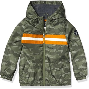 image:imageOsh Kosh boys Midweight Fleece Lined Windbreaker JacketTransitional JacketGreen Camo Stripe
