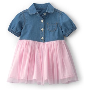 image:imageOshKosh BGosh Baby Girls DressLight Wash Denim Tulle