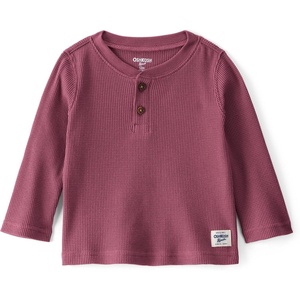 image:imageOshKosh BGosh Boys Long Sleeve HenleyBerry Red