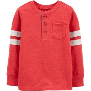 image:imageOshKosh BGosh Boys Long Sleeve HenleyBetter Off Red