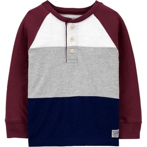 image:imageOshKosh BGosh Boys Long Sleeve HenleyBlackberry