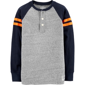 image:imageOshKosh BGosh Boys Long Sleeve HenleyDeep Navy