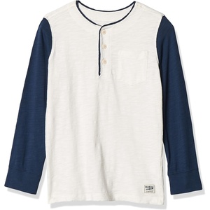 image:imageOshKosh BGosh Boys Long Sleeve HenleyIvoryCadetblue