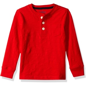 image:imageOshKosh BGosh Boys Long Sleeve HenleyJalapeno Red