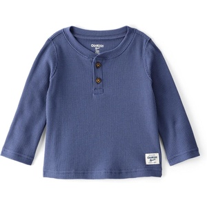 image:imageOshKosh BGosh Boys Long Sleeve HenleyNavy
