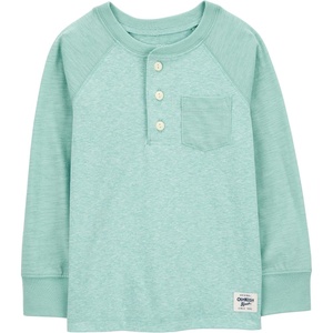 image:imageOshKosh BGosh Boys Long Sleeve HenleyTeal