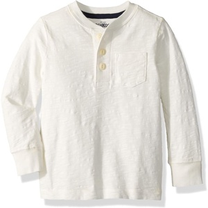 image:imageOshKosh BGosh Boys Long Sleeve HenleyWhite