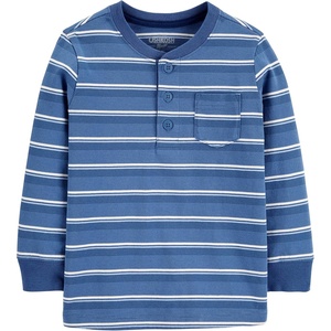 image:imageOshKosh BGosh Boys Long Sleeve HenleyYacht Club Blue