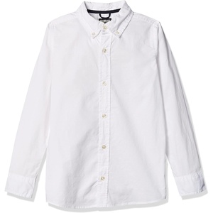 image:imageOshKosh BGosh Boys Long Sleeve Woven Buttonfront ShirtWhite