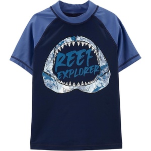 image:imageOshKosh BGosh Boys RashguardEclipse Blue Reef
