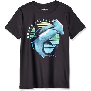 image:imageOshKosh BGosh Boys RashguardWharf Grey Sharks