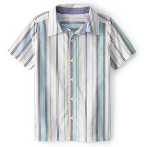 image:imageOshKosh BGosh Boys Short Sleeve Woven Buttonfront ShirtMulti