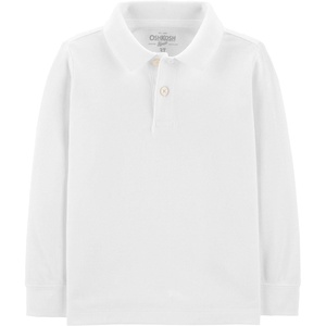 image:imageOshKosh BGosh Boys Uniform Long Sleeve PoloWhite