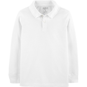 image:imageOshKosh BGosh Boys Uniform Long Sleeve PoloWhite Toddler