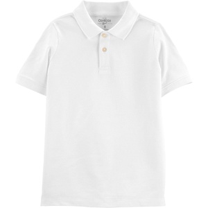 image:imageOshKosh BGosh Boys Uniform Short Sleeve PoloCrisp White
