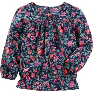 image:imageOshKosh BGosh Girls LongSleeve TeeNavy Floral