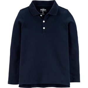 image:imageOshKosh BGosh Girls LongSleeve Uniform PoloDeep Navy Blue