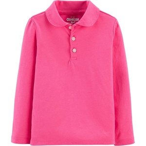 image:imageOshKosh BGosh Girls LongSleeve Uniform PoloDyanna Pink