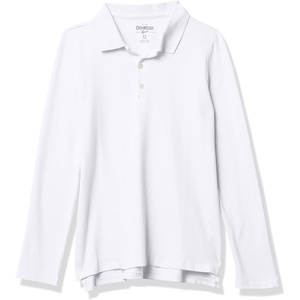 image:imageOshKosh BGosh Girls LongSleeve Uniform PoloWhite
