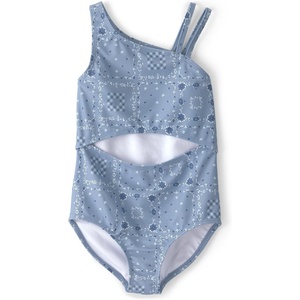 image:imageOshKosh BGosh Girls Onepiece SwimsuitBlueWhite Bandana