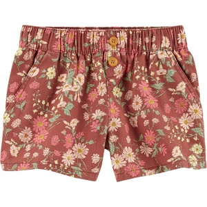 image:imageOshKosh BGosh Girls Pullon ShortsBrown Floral Print