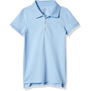 image:imageOshKosh BGosh Girls ShortSleeve Uniform PoloBlue Cloud1