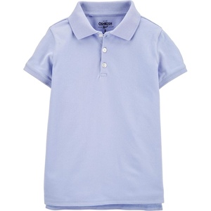 image:imageOshKosh BGosh Girls ShortSleeve Uniform PoloBlue Flag