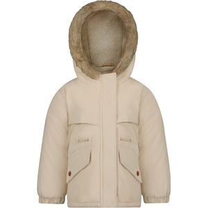 image:imageOshKosh Bgosh Girls Heavyweight Faux Fur Hooded Parka Warm Winter CoatKhaki