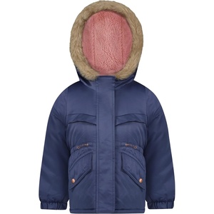 image:imageOshKosh Bgosh Girls Heavyweight Faux Fur Hooded Parka Warm Winter CoatNavy