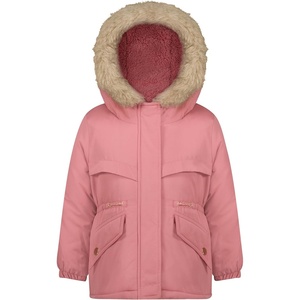 image:imageOshKosh Bgosh Girls Heavyweight Faux Fur Hooded Parka Warm Winter CoatRose