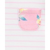 image:imageOSHKOSH BGOSH Baby Girls Shortsleeve BodysuitPinkWhite Stripe