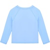 image:imageOSHKOSH BGOSH Toddlers and Baby Boys Swimsuit Trunk and Rashguard SetLight Blue