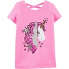image:imageOshKosh BGosh Girls Sequin TeeBubblegum Neon