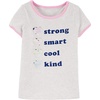 image:imageOshKosh BGosh Girls Sequin TeeHeather Grey Pink