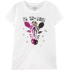 image:imageOshKosh BGosh Girls Sequin TeeIvory Zebra