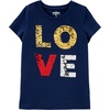 image:imageOshKosh BGosh Girls Sequin TeeLove Sequin