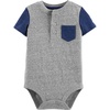 image:imageOSHKOSH BGOSH Baby Boys BodysuitGreyBlue
